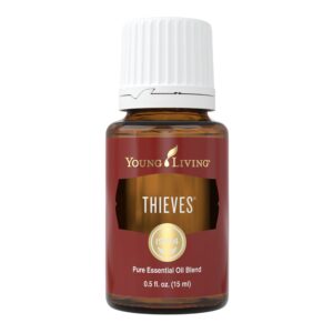 Thieves essential oil from YoungLiving is a secret warrior that helps your body fight off the cold and flu.